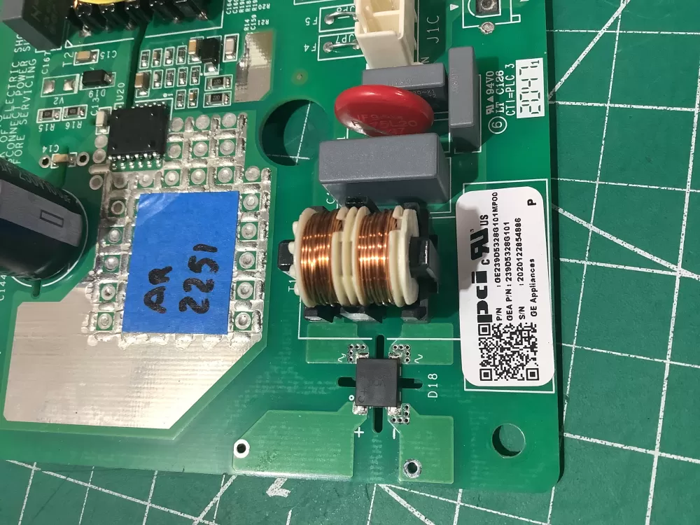 GE 239D5328G101 WR55X11124 Refrigerator Control Board AZ193155 | AR2251