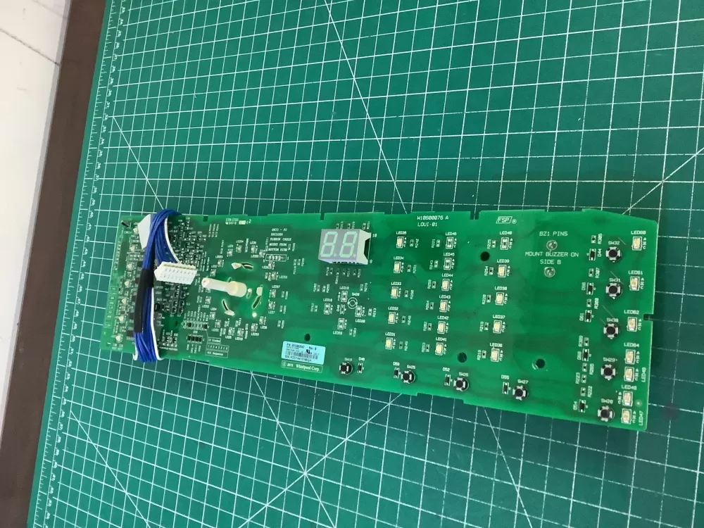 Whirlpool  Kenmore W10583043 WPW10578751 AP6023176  W10578751 PS11756517 Washer Control Board Interface