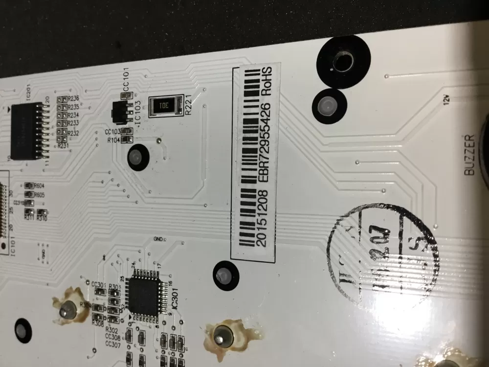 LG EBR72955422 EBR72955426 Refrigerator Control Board  AZ76839 | NR2076