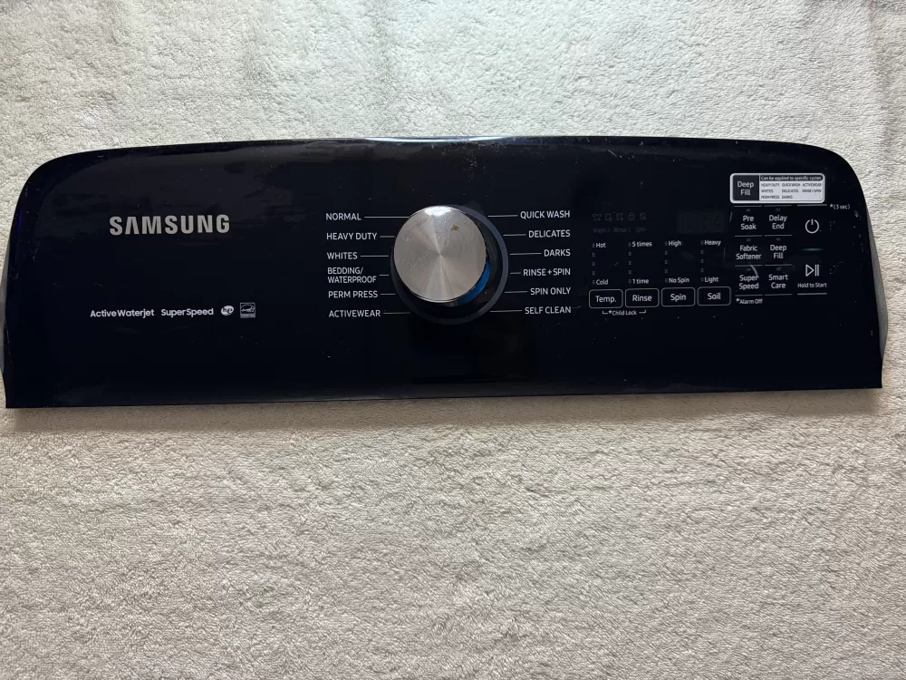 Samsung DC97-21544E Washer Control Panel Console UI Display