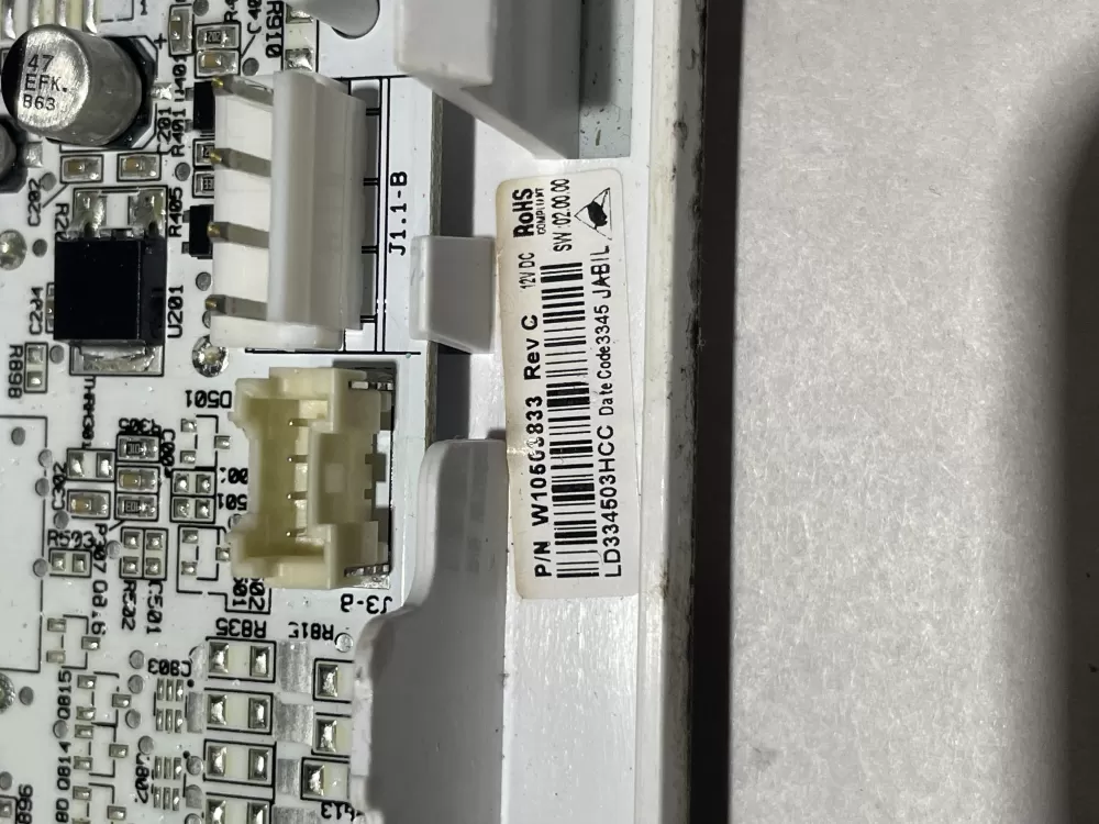 Whirlpool W10503833 Refrigerator Control Board Touchpad AZ118321 | KM2186