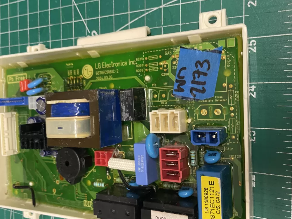LG 6870EC9081C 2 6871EC1121E Dryer 6871EC111E Control Board AZ203942 | Wm2173