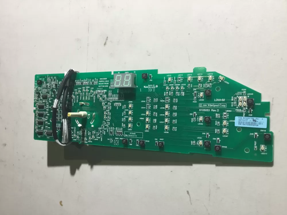 Whirlpool W10399100 W10296457 Washer Control Board AZ37636 | NR1409