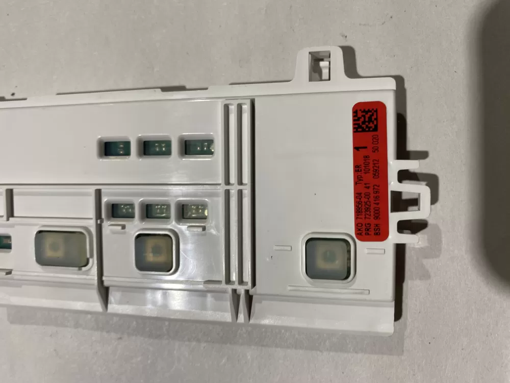 Bosch 9000416972 Diswasher Display Control Board AZ127323 | BK2298