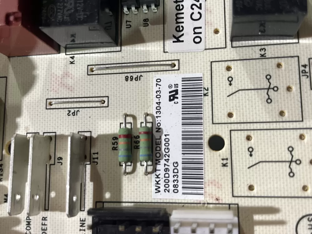 GE EBX1110P002 200D49742G001 Fridge Control Board AZ183382 | Wm2702