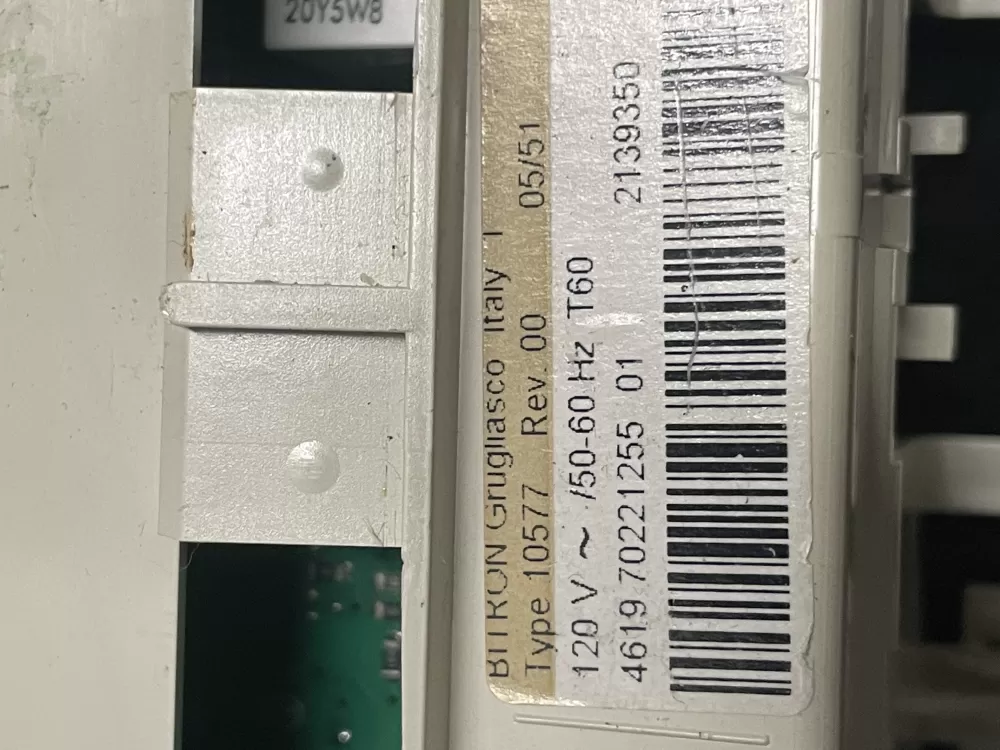 Whirlpool 461970221255 46197022125501 Washer Control Board 01 AZ21512 | WMV4