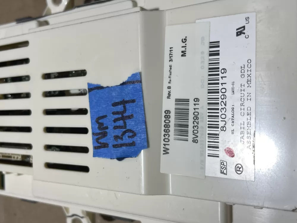 Whirlpool W10368089 Washer Control Board Lcd Display AZ79495 | Wm1344