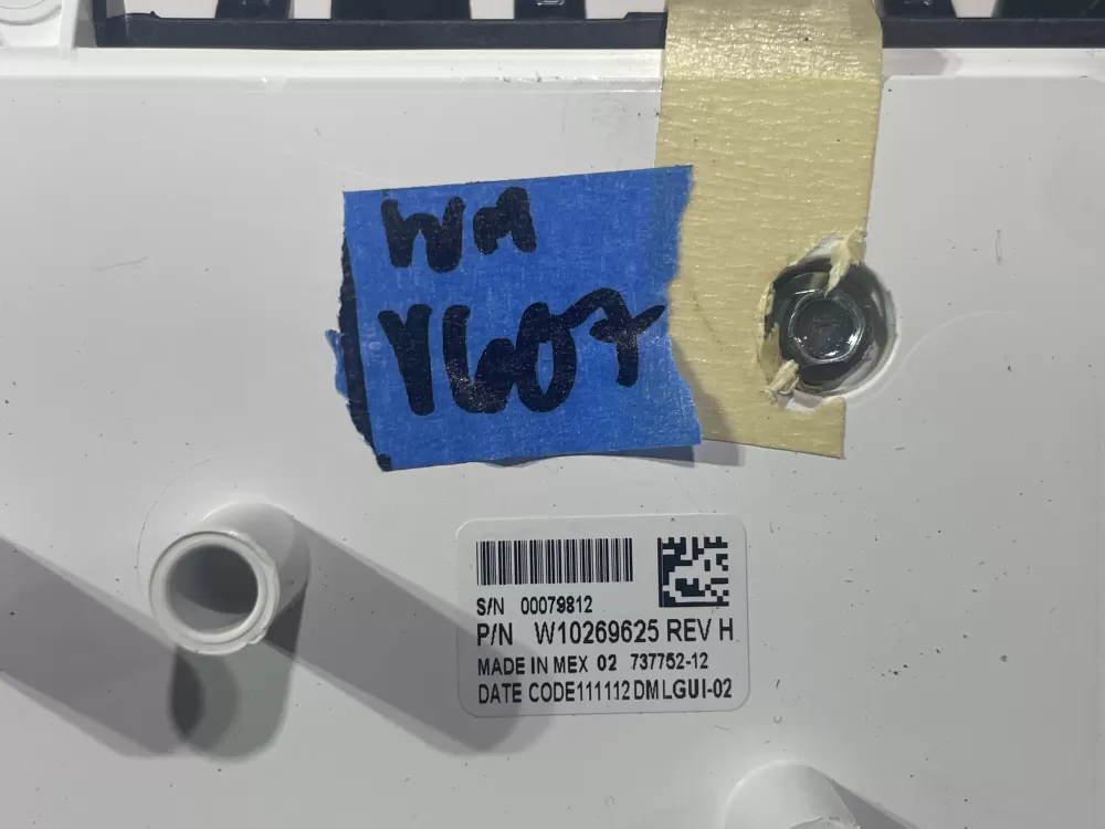 Whirlpool AP6018211 W10269625 WPW10269625 Dryer Control AZ145574 | Wmv607
