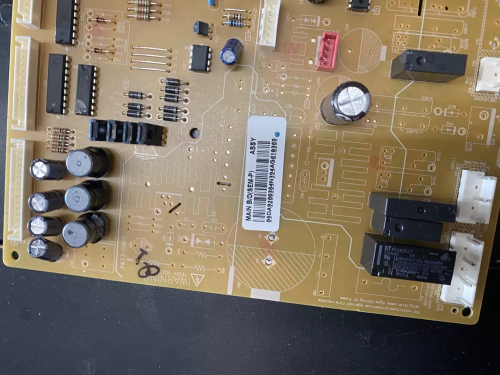 Samsung DA92 00384N Refrigerator Control Board AZ23240 | BK954