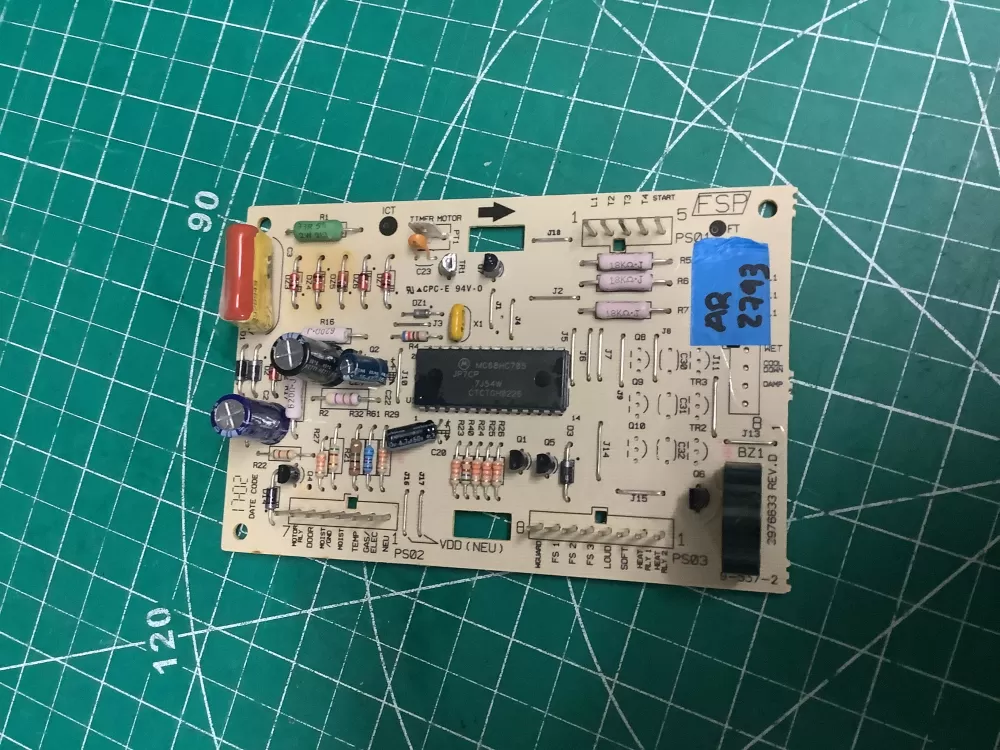 Whirlpool Kenmore W10116564 3978950 Dryer Control Board AZ200154 | AR2793