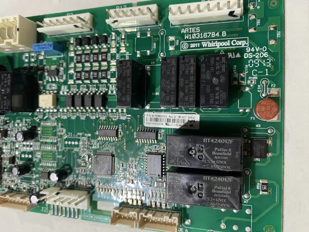 Whirlpool W10583022 PS8691632 Refrigerator Control Board AZ145914 | BK2445