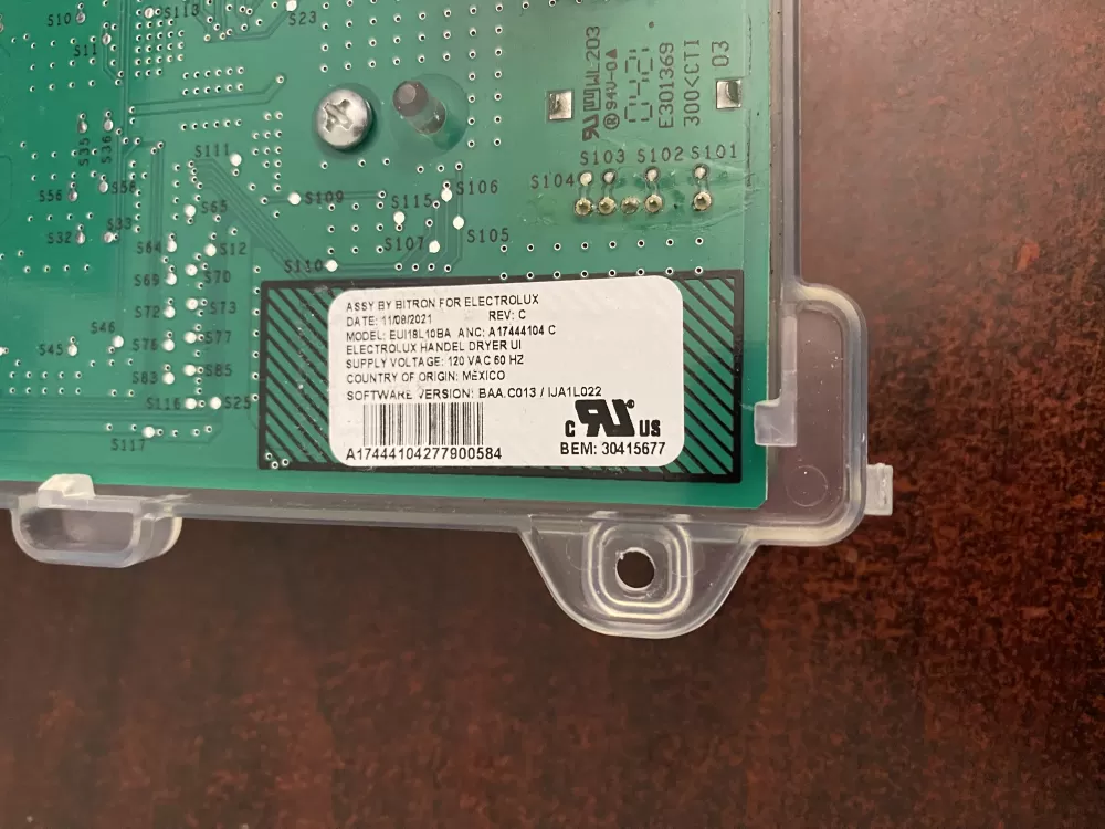 Electrolux 5304523183  Dryer Control Board Assembly AZ94389 | BK105