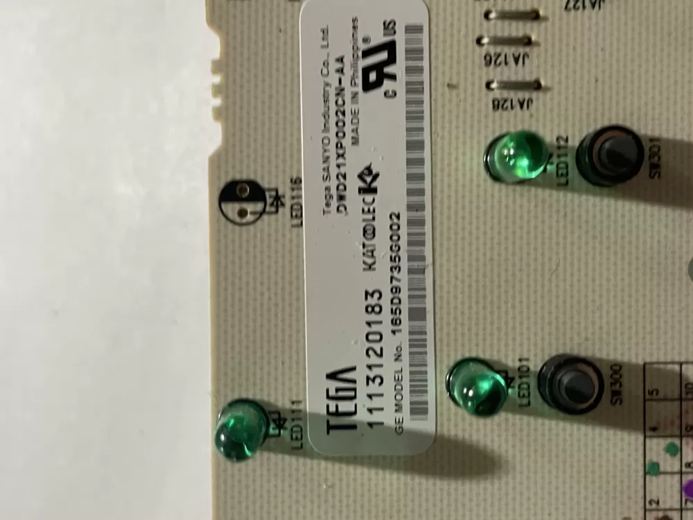 GE 165D9735G002 Dishwasher Control Board / AZ190800 | Wm1422