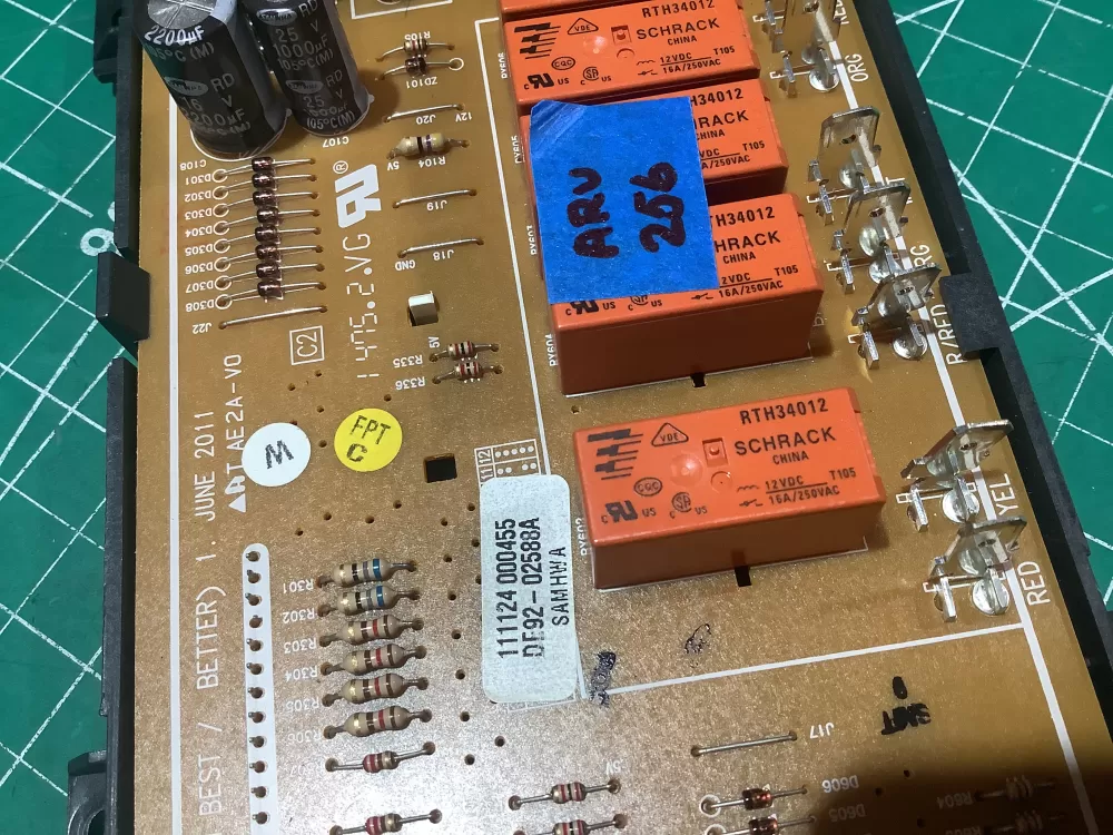 Samsung DE92 02588A 02588C Range Control Board AZ184151 | ARV256