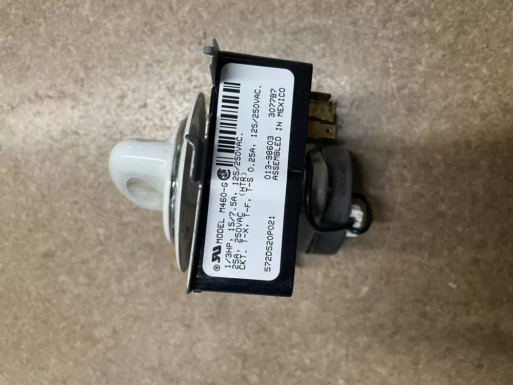 GE 572D520P021 WE4M271 Dryer Timer