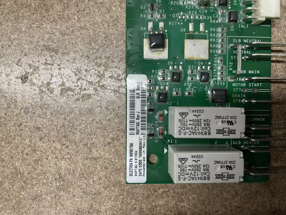 Maytag 6 917664 Dishwasher Control Board AZ12519 | KM1613