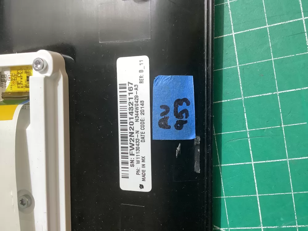 Washer Control Board Touchpad Panel User Interface W11130429 AZ214362 | ARV953