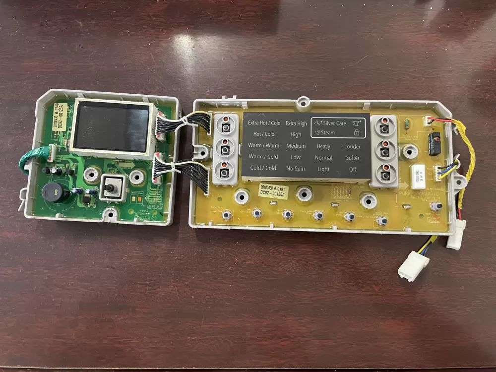 Samsung DC92-00130A  DC92-00125A Washer UI Control Board