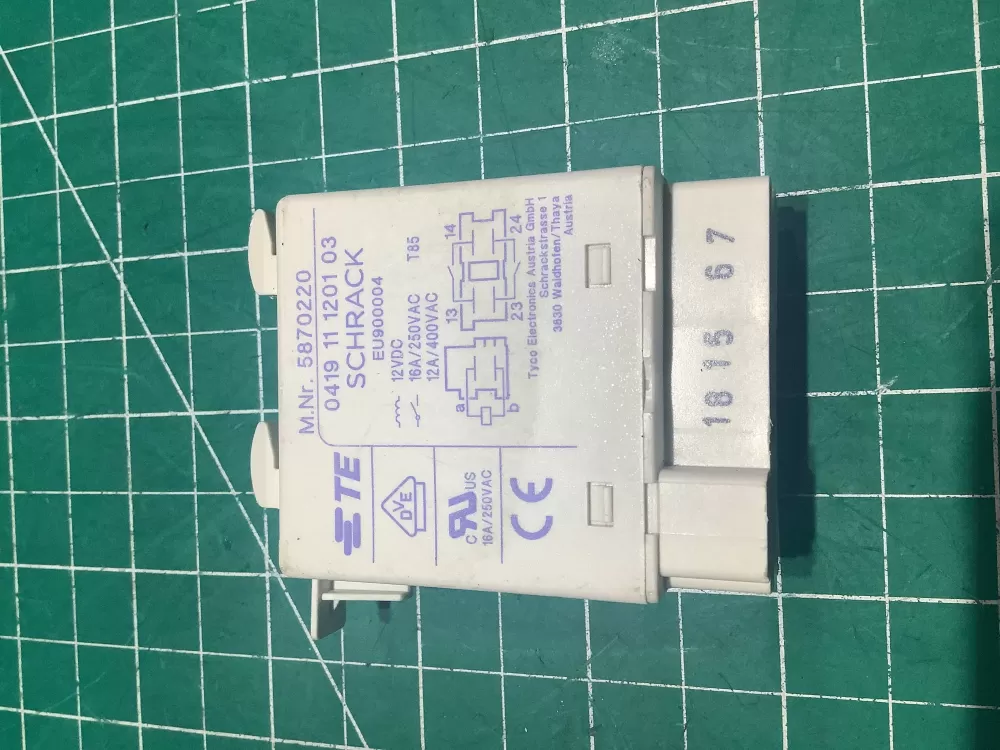 Miele 5870220 Dishwasher Heating Element Relay