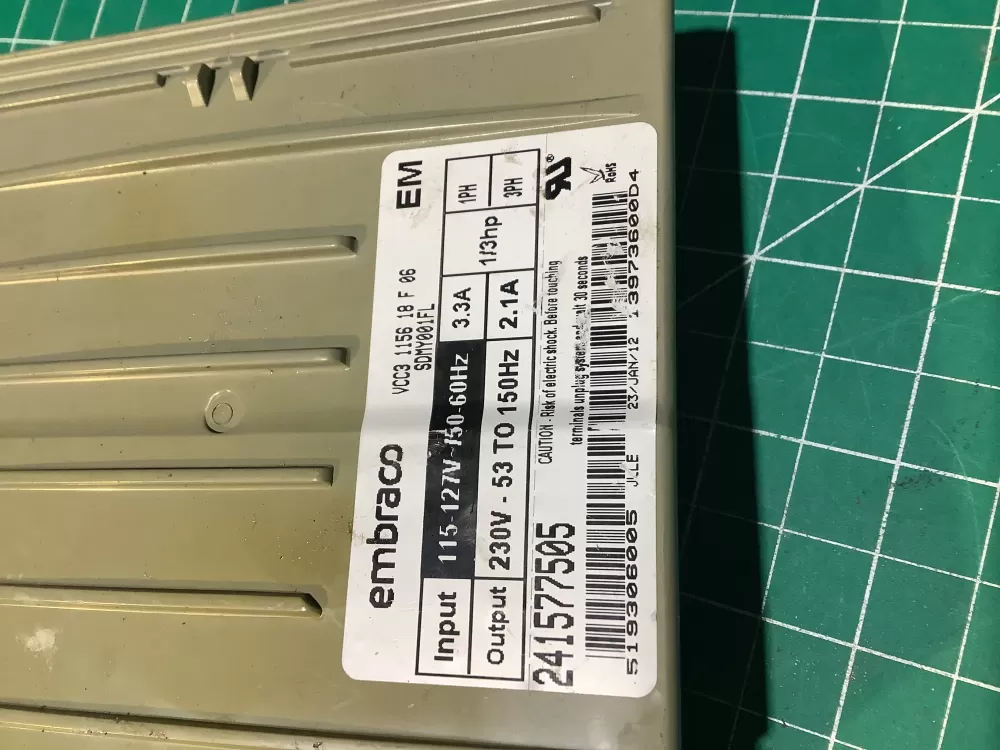 Kenmore 241577505 Refrigerator Inverter Control Board AZ134278 | NR1198