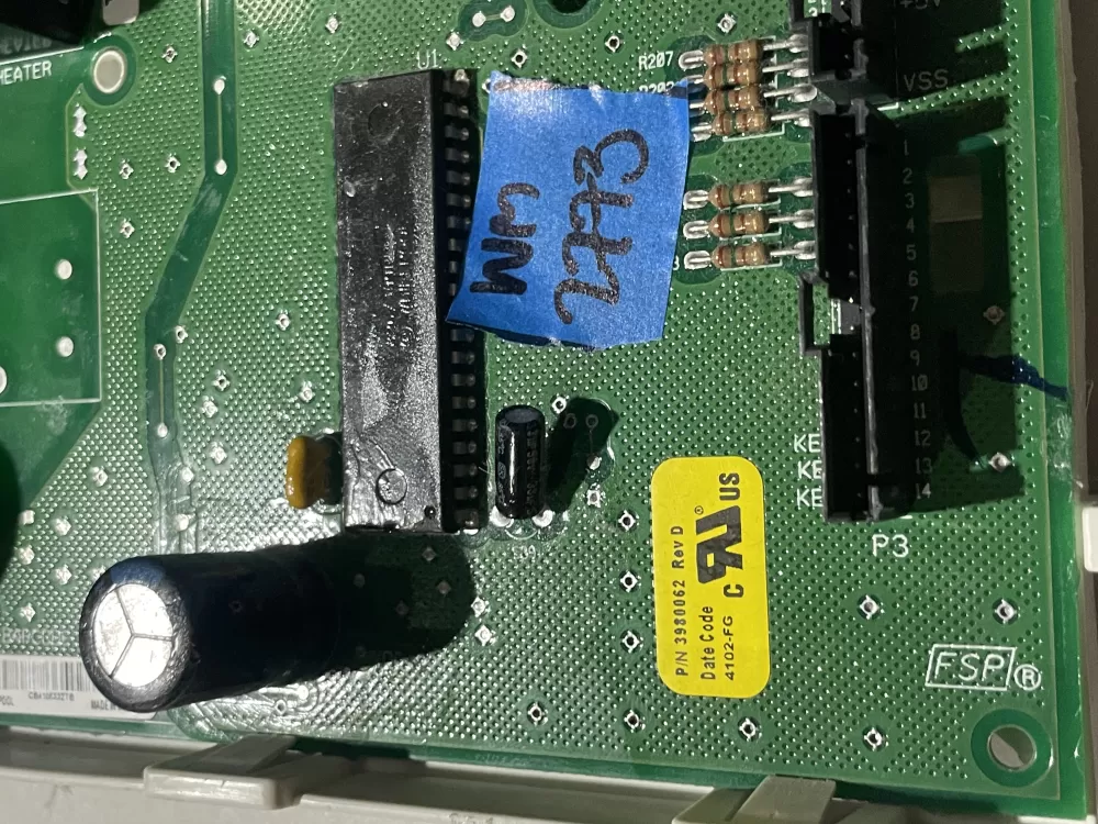 Whirlpool Kenmore WP8546219 3980062 A Dryer Control Board AZ198984 | Wm1773