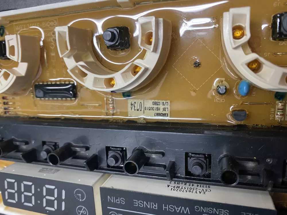 LG EBR36870734 Washer Display Control Board AZ24424 | BKV346