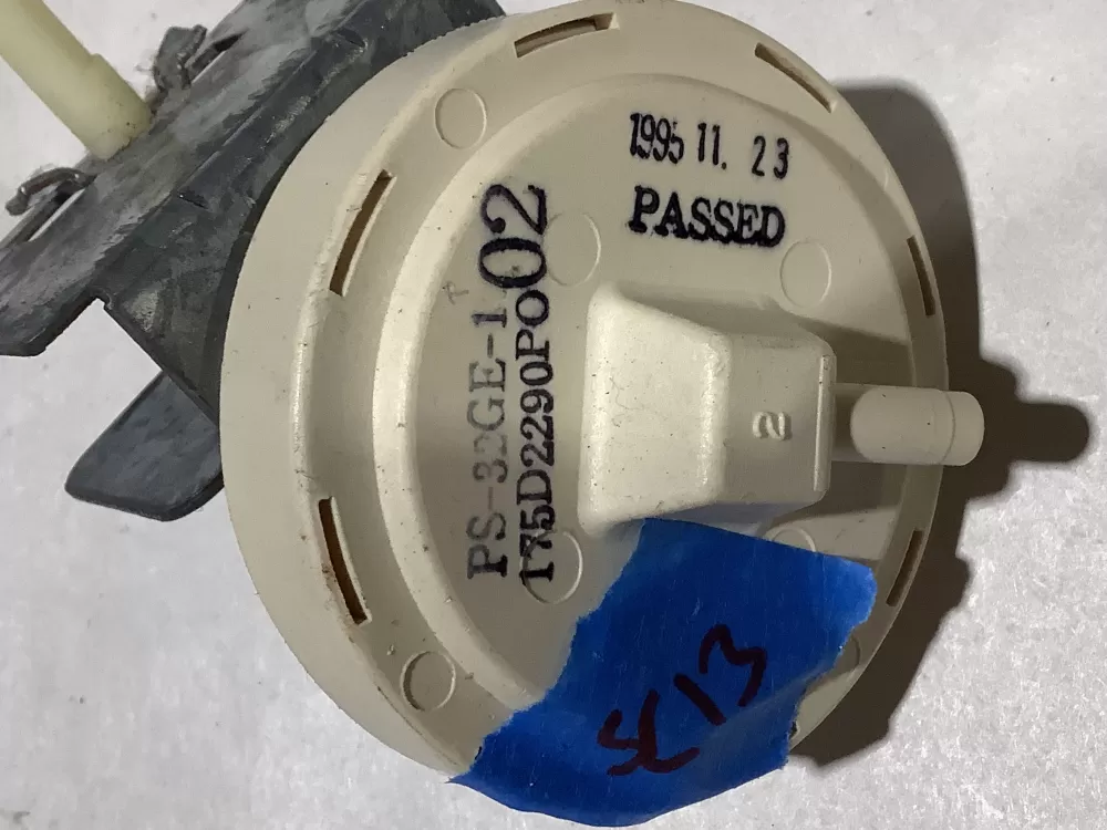 GE WH12X10076 175D2290P062 Washer Pressure Switch AZ104985 | Sl13