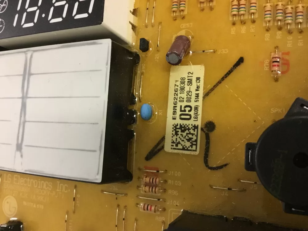 LG EBR62267105 EBR62267102 EAX60993601 Washer Control Board AZ90609 | NRV431