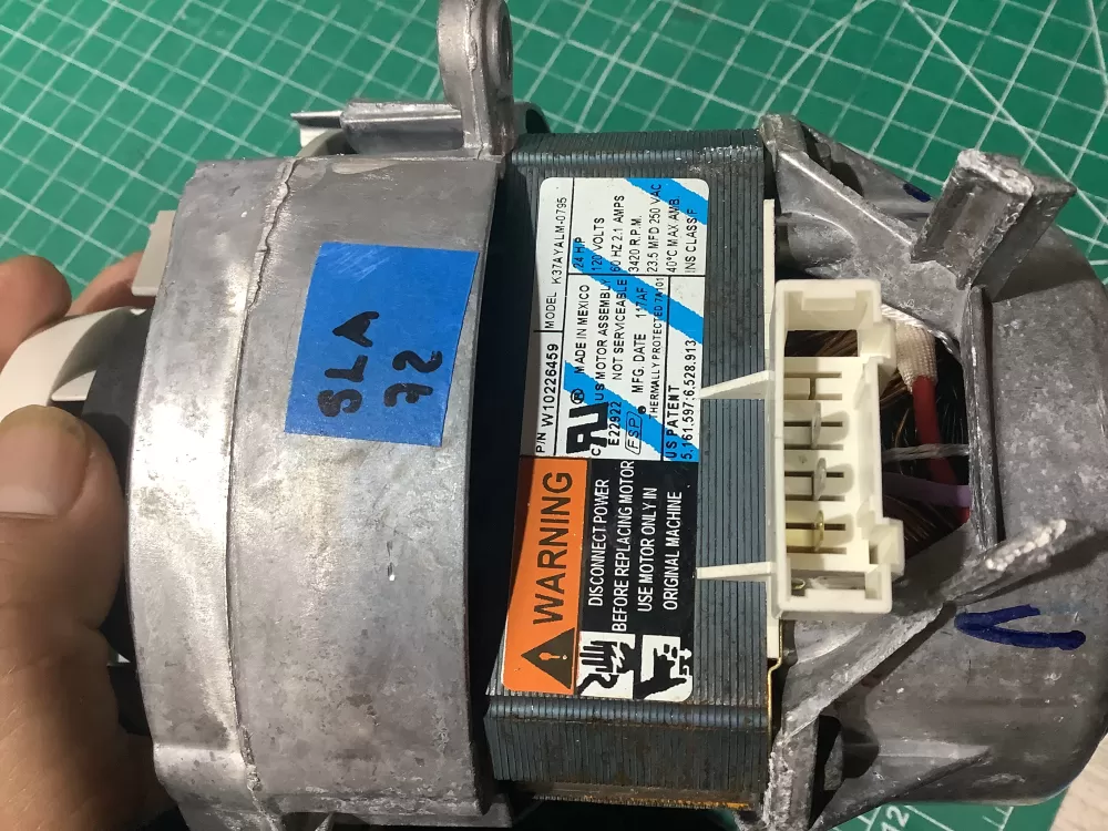 Whirlpool W10226459 W10200940 Dishwasher Pump Motor AZ191142 | SL72
