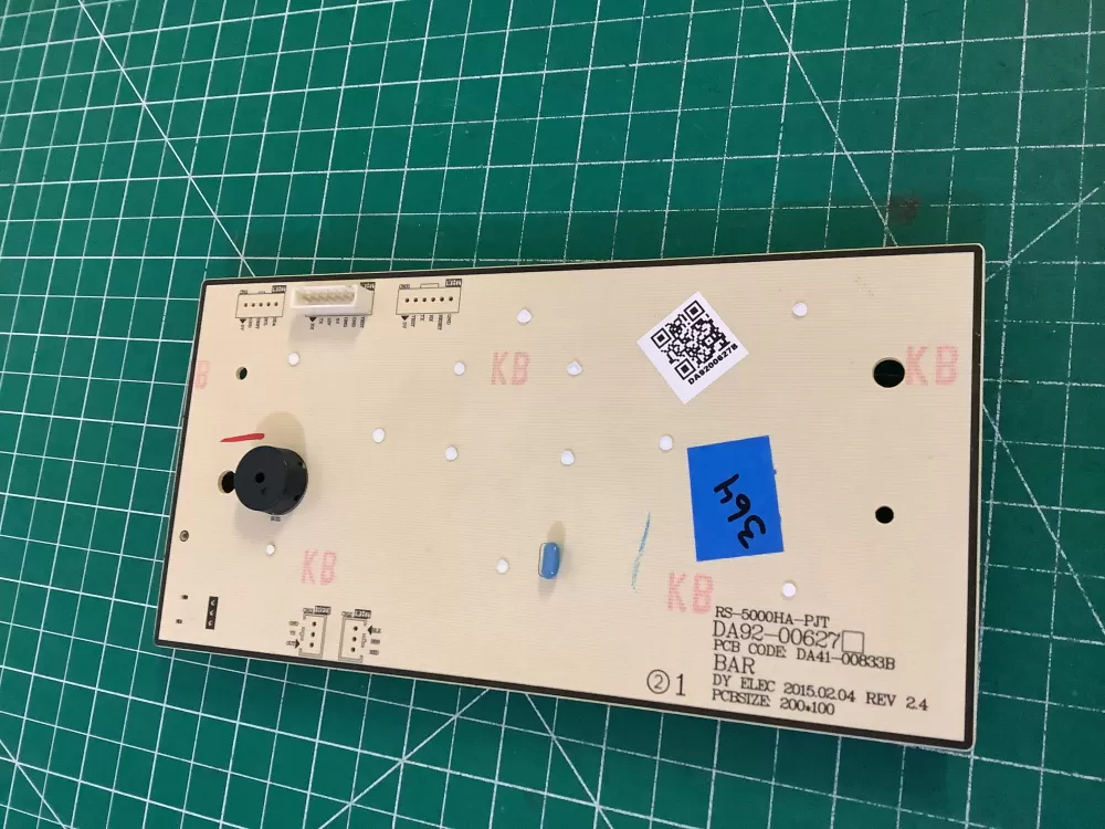 Samsung DA92 00627B Refrigerator Control Board Dispenser AZ203300 | NR364