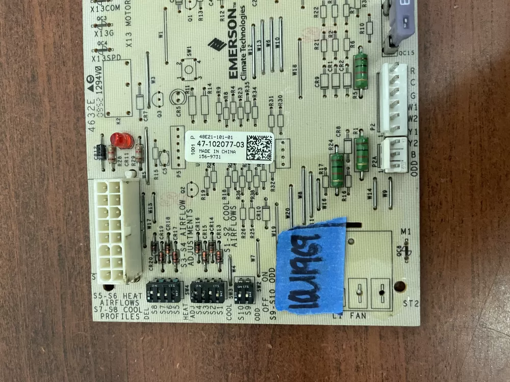 Rheem Emerson 47 102077 03 48e21 101 01  Control Board AZ55645 | KM1969