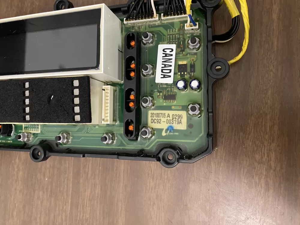 Samsung DC92-00319A Washer Control Board Vrt Steam Panel AZ102353 | BK908