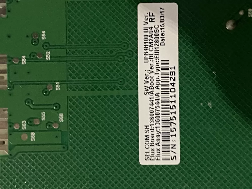 Frigidaire 136007544 A10066602 Washer Control Board Panel AZ32699 | Wm268