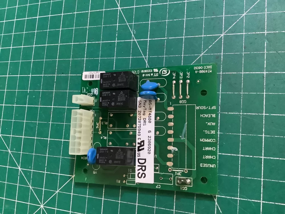 Maytag Whirlpool 62306920 Washer Control Board Relay AZ170614 | NR2610