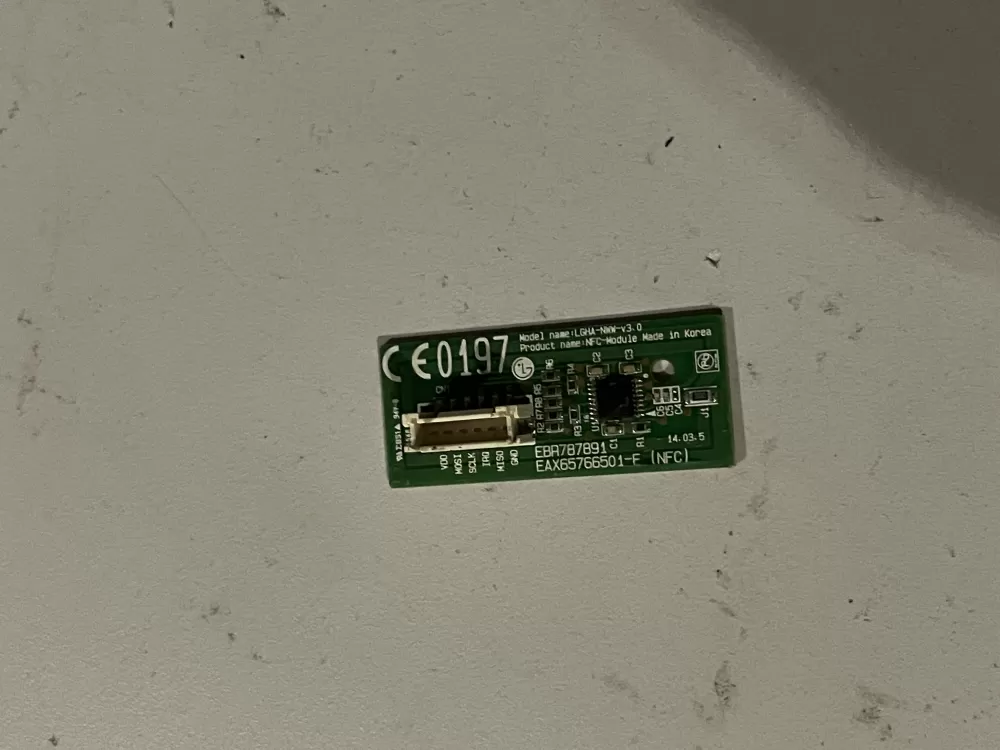 LG EBR78789101 Washer Control Board