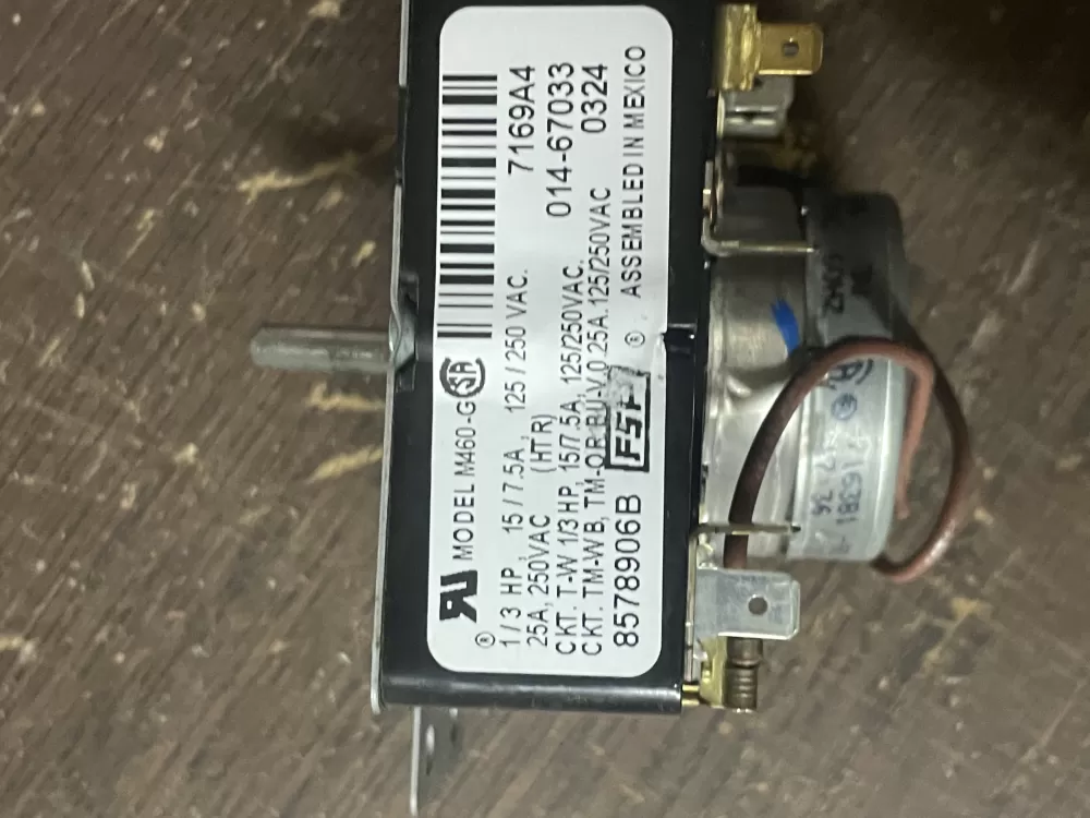 Whirlpool 8578906B PD00006074 WP8578906 8578906 Dryer Timer AZ47613 | Wm562