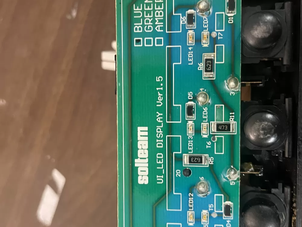 Whirlpool SOLTEAM U1_LED DISPLAY Refrigerator Control Board AZ90858 | Wm1724