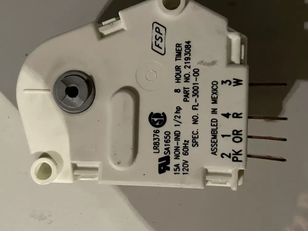 Whirlpool Kenmore W10822278 Refrigerator Defrost Timer AZ31207 | Wm233
