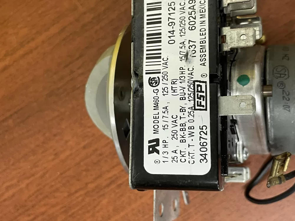 Whirlpool Maytag Amana WP3406725 3406725 AP6008573 Dryer Timer AZ52313 | Wm1893