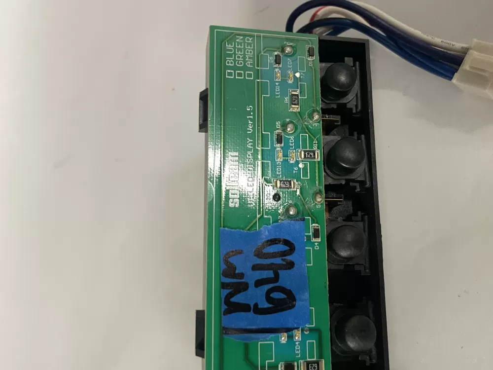 Whirlpool SOLTEAM U1_LED DISPLAY Control Board AZ225706 | Wm640