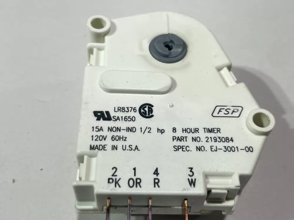 Whirlpool Kenmore W10822278 Refrigerator Defrost Timer AZ142299 | Wm2393