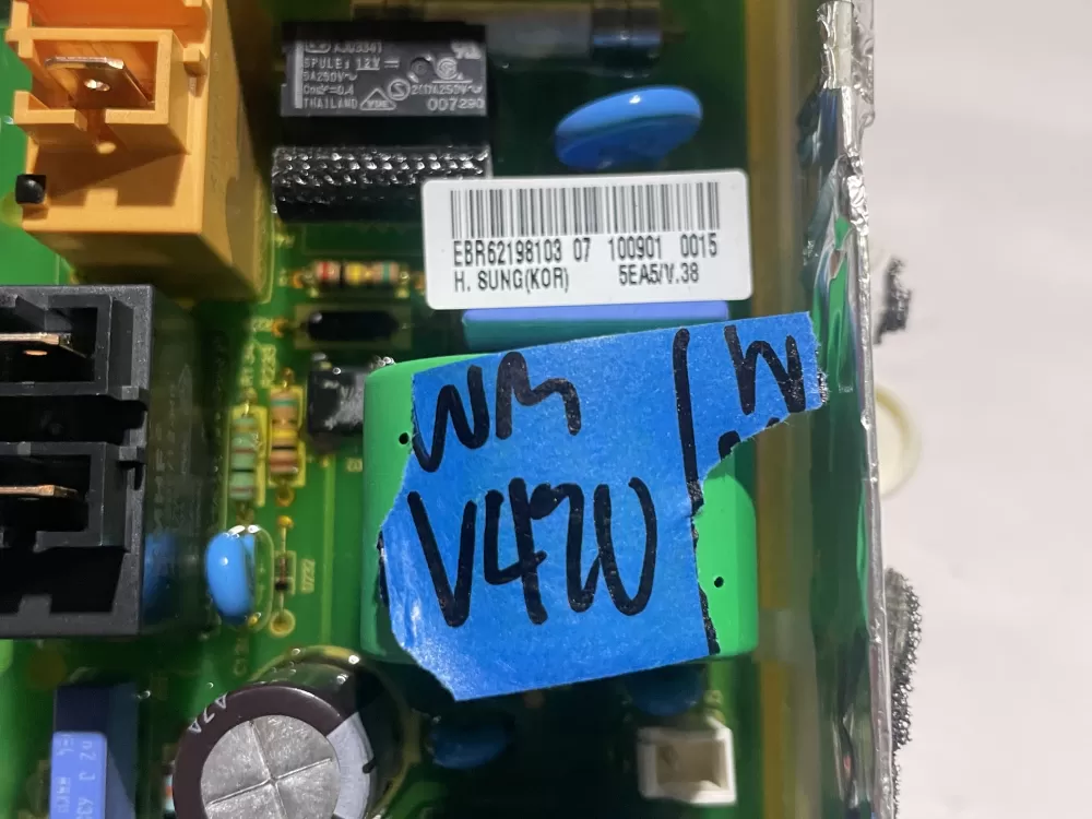 LG EBR67460503 EBR62198103 Washer Control Board AZ140768 | Wmv420
