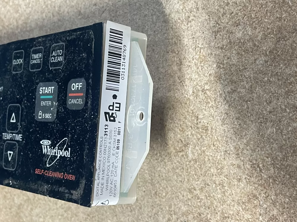 Whirlpool WP6610456 Oven Range Control Board AZ22992 | KM1647