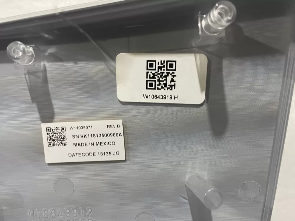 Kenmore W10643917 Washer Touchpad Panel (scrathces) AZ199280 | Wmv569