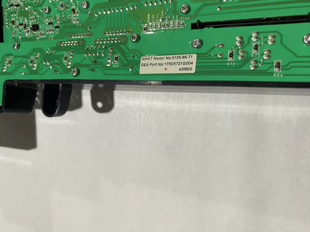 GE 175D5721G004 WH12X10387 Washer Control Board Interface AZ183958 | BKV860