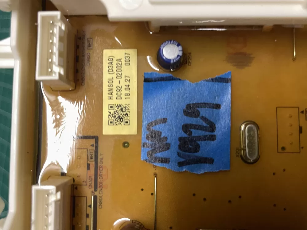 Samsung DC92 02002A Washer Control Board AZ210448 | Wmv929