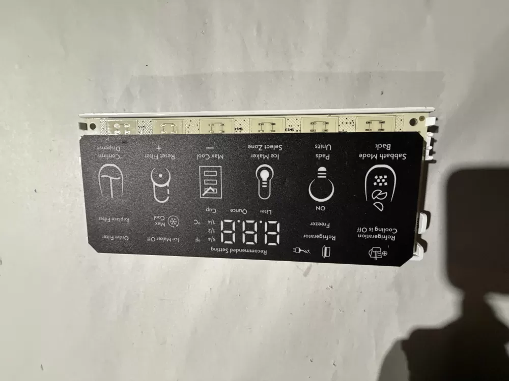 Whirlpool  W10509461   C6123500361 Refrigerator Control Board REV A