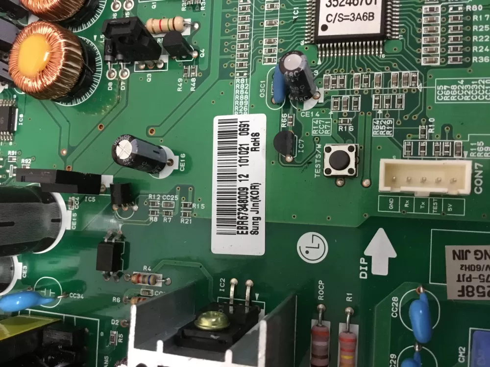 LG EBR67348009 Refrigerator Control Board AZ54844 | NR1920