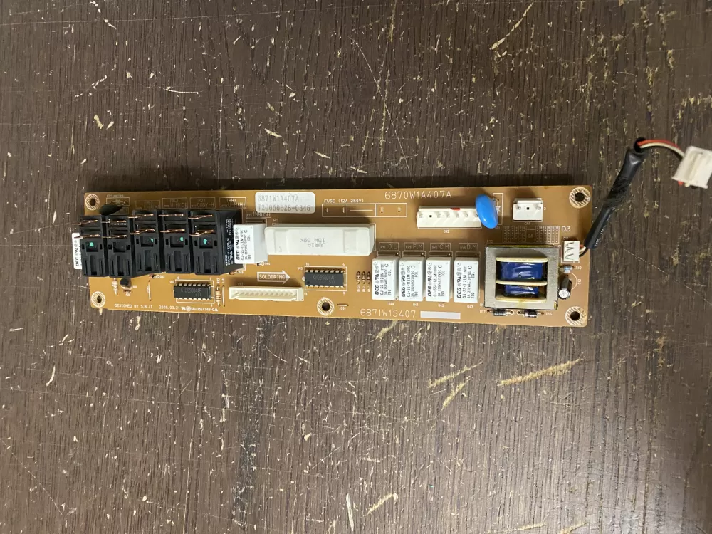 LG  General Electric 6871W1A407A Microwave Control Board