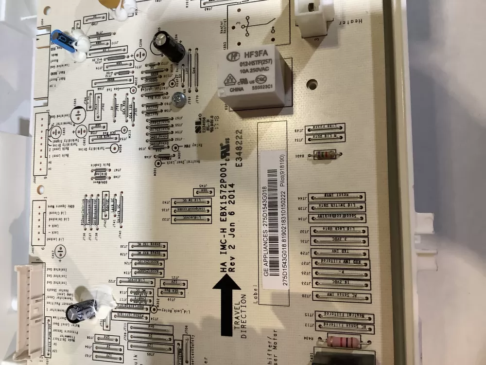 GE 275D1543G018 EBX1572P001 E348222 Washer Control Board AZ229204 | ZCV984